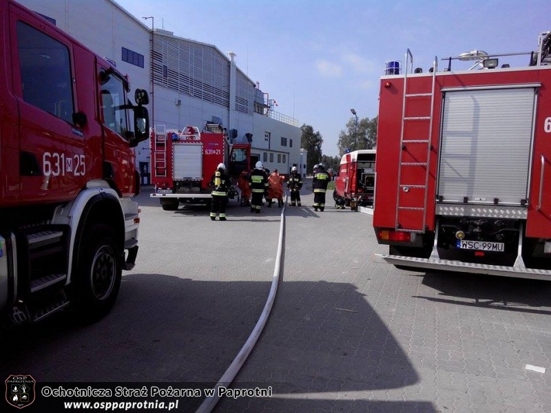 Wyciek amoniaku MARS Polska