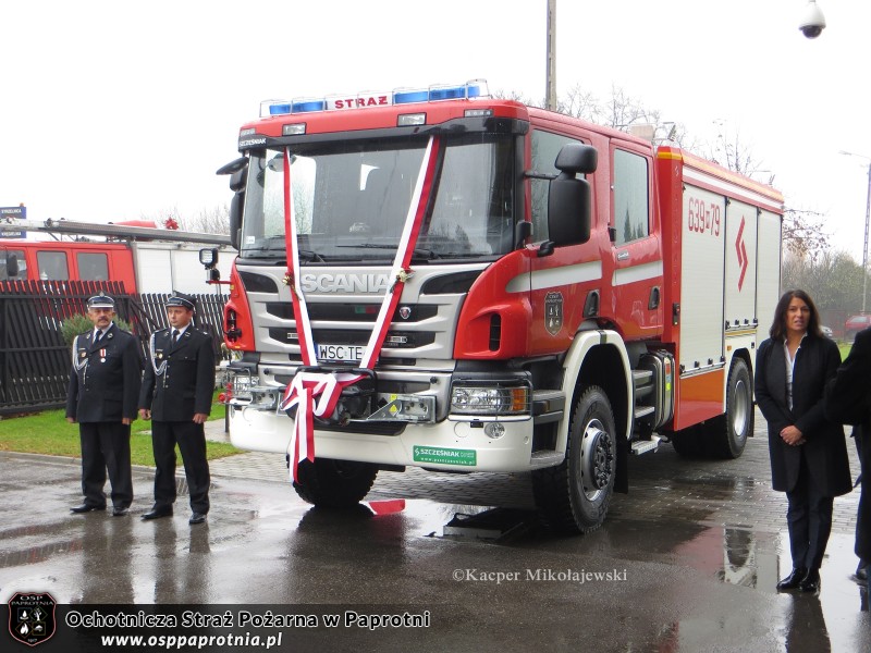  PRZEKAZANIE NOWEGO SAMOCHODU MARKI SCANIA ·