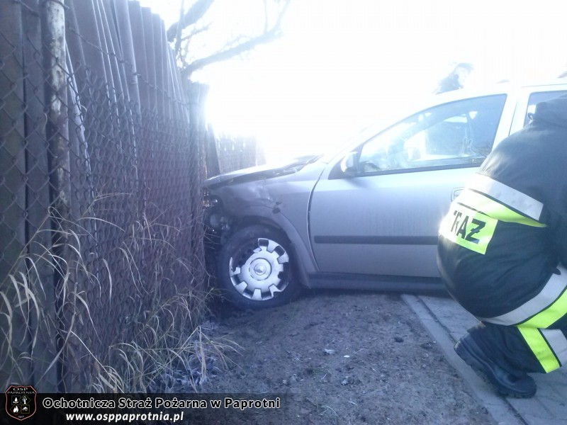 Kolizja drogowa na ul.Kampinoskiej