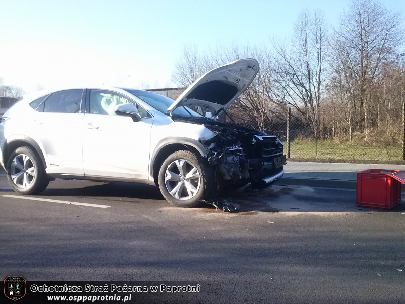 Kolizja drogowa na ul.Kampinoskiej