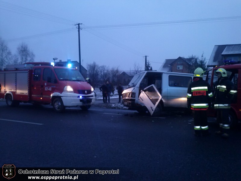 Wypadek w Chrzczanach