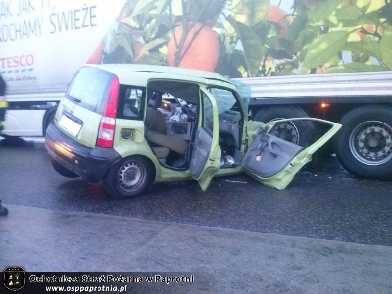 Wypadek drogowy w Teresinie-Gaju