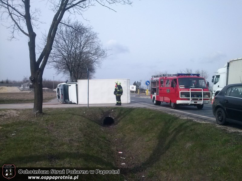 Kolizja drogowa w Serokach 