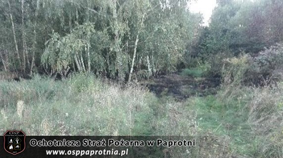 Pozar w Gawartowej Woli