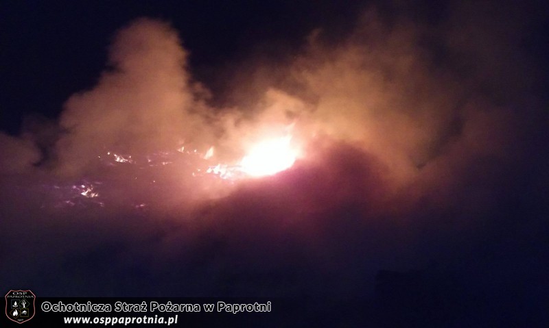 Pozar w Gawartowej Woli