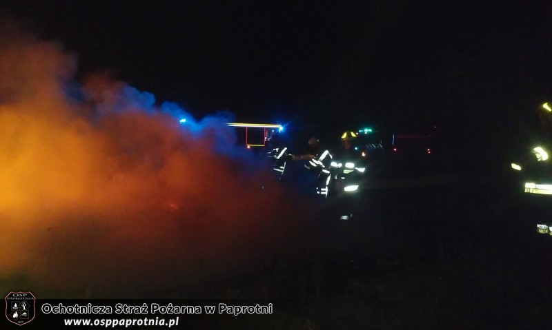 Pozar w Gawartowej Woli