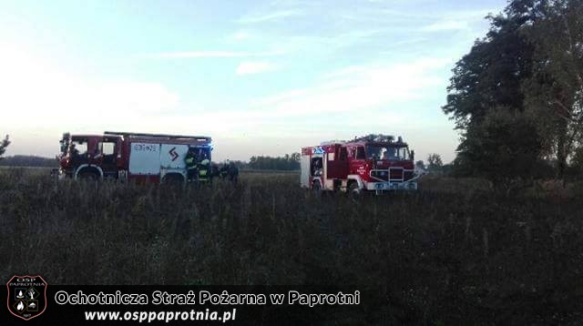 Pozar w Gawartowej Woli