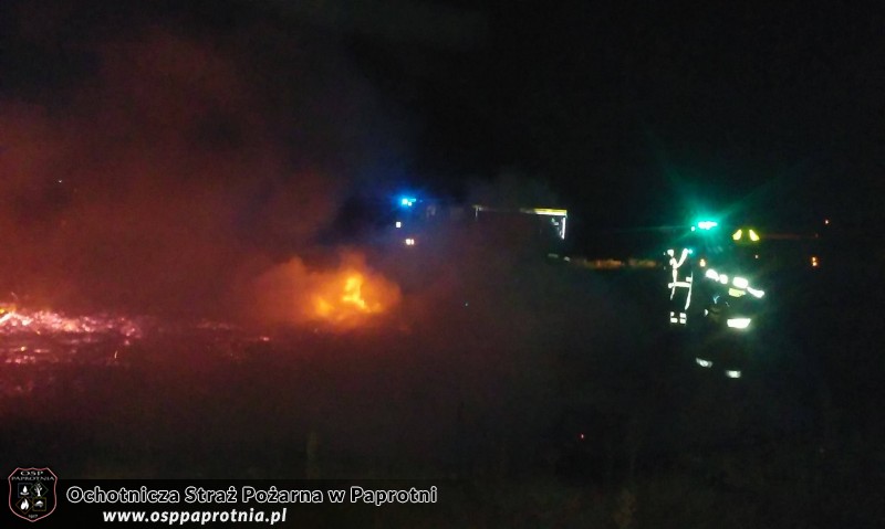 Pozar w Gawartowej Woli