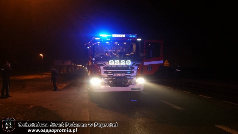 Zdarzenie drogowe w Chrzczanach ze skutkiem Śmiertelnym 