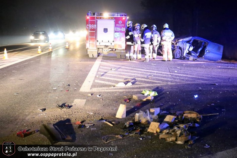 Kolizja na trasie E 92