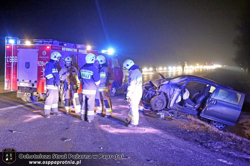 Kolizja na trasie E 92