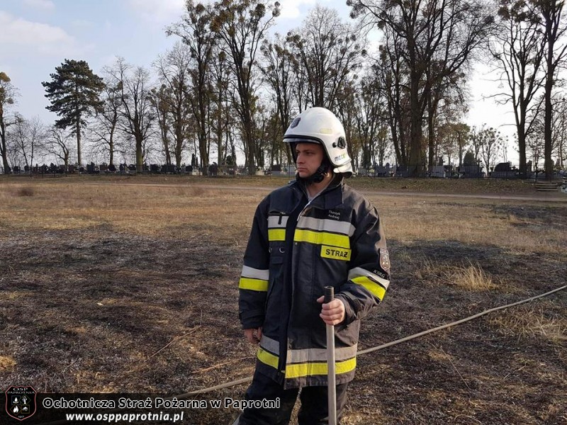 Pożar Trawy Pawłowice 