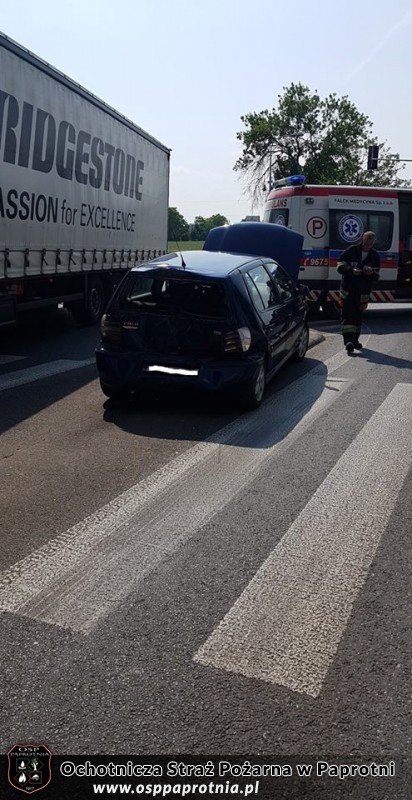 Kolizja w Topołowie