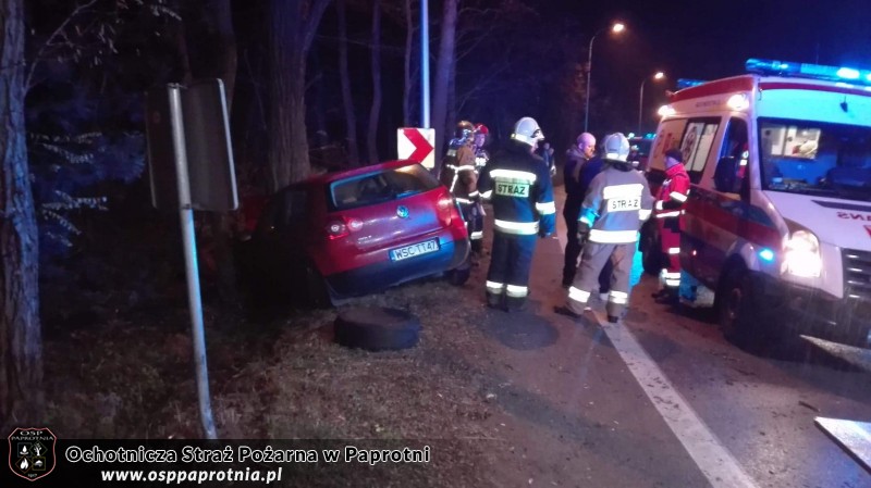 Wypadek na ul. Kampinoskiej