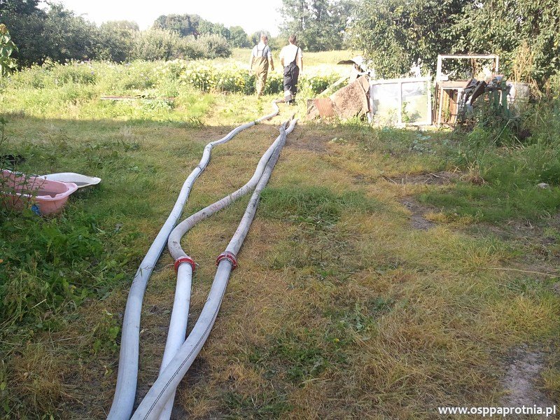 Wypompowywanie wody - Teresin