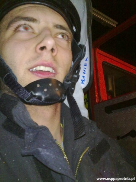 Pożar budynku gospodarczego w Ludwikowie