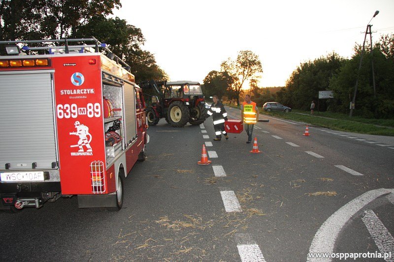 Wypadek samochodowy Topołowa