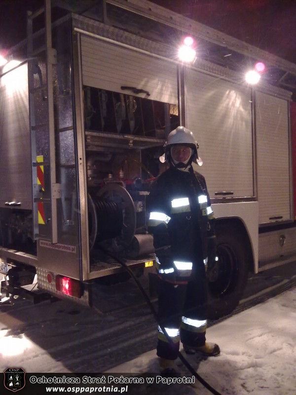 Pożar pieca olejowego