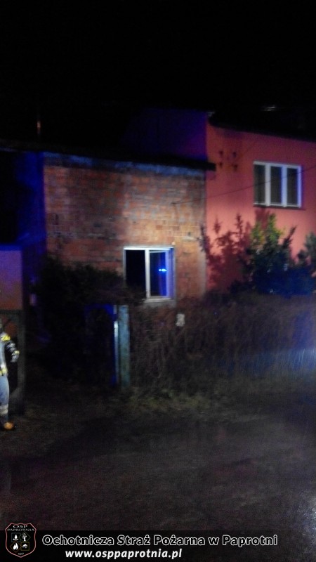 Pożar mieszkania na ul. Słonecznej