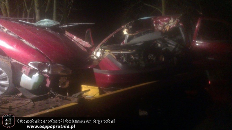 Wypadek drogowy w Pawłowicach