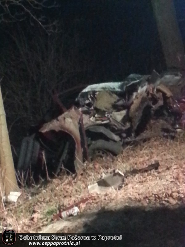 Wypadek drogowy w Pawłowicach