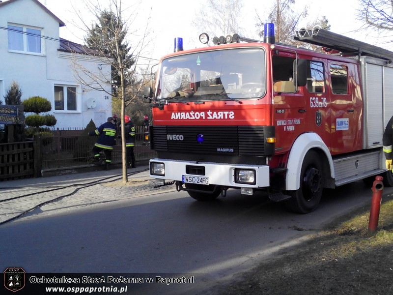 Pożar na ul. Lipowej