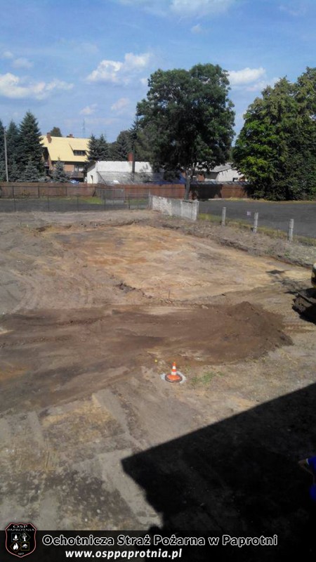 Modernizacja terenu OSP Paprotnia