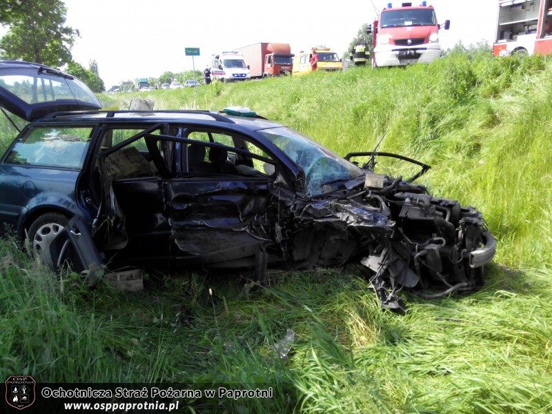 Wypadek w miejscowości Seroki