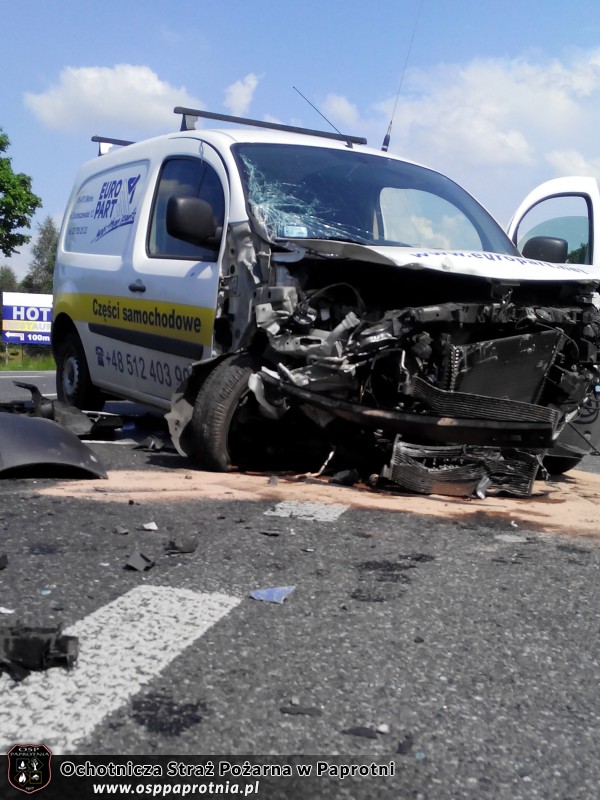 Wypadek w miejscowości Seroki